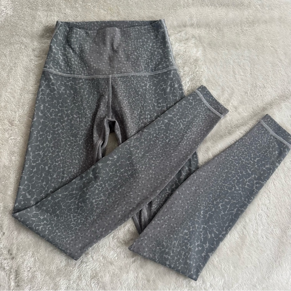 Lululemon Align Pant Legging 4 Engineer Print City Camo Silver